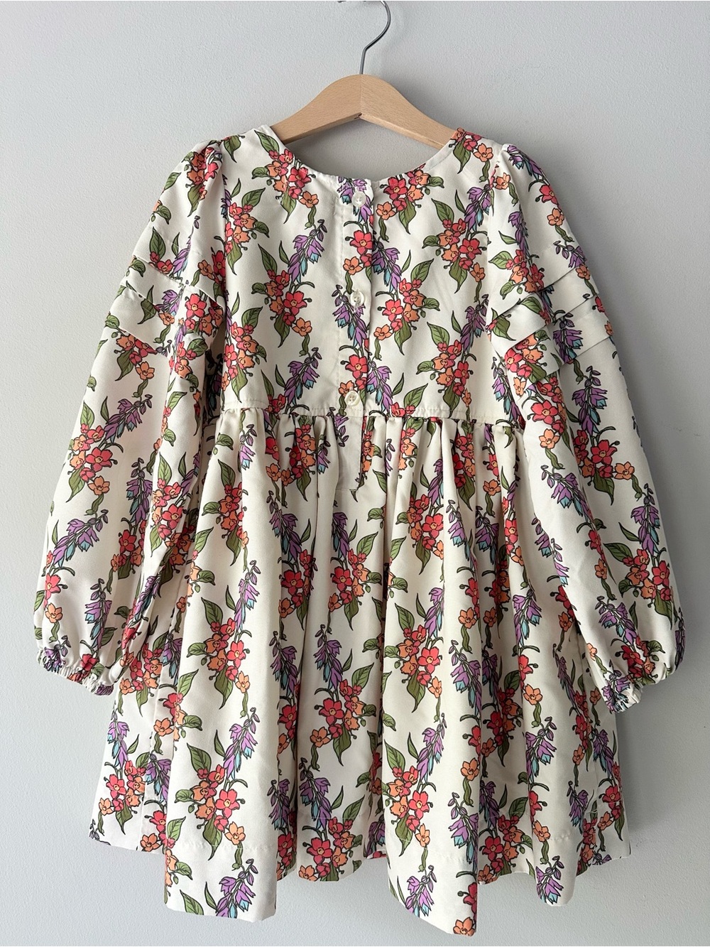 Peek Floral Long Sleeve Dress - Picture 8 of 8